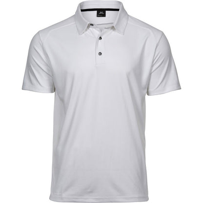 White - Front - Tee Jays Mens Luxury Sport Polo Shirt