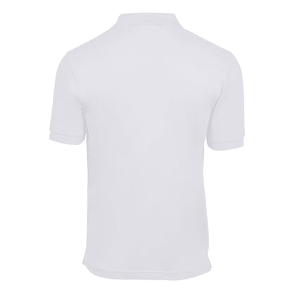 White - Back - Tee Jays Mens Luxury Polo Shirt