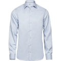 Light Blue - Front - Tee Jays Mens Luxury Slim Fit Shirt