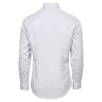 White - Back - Tee Jays Mens Luxury Comfort Fit Shirt