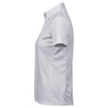 White - Side - Tee Jays Womens-Ladies Luxury Sport Polo Shirt