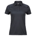 Dark Grey - Front - Tee Jays Womens-Ladies Luxury Sport Polo Shirt