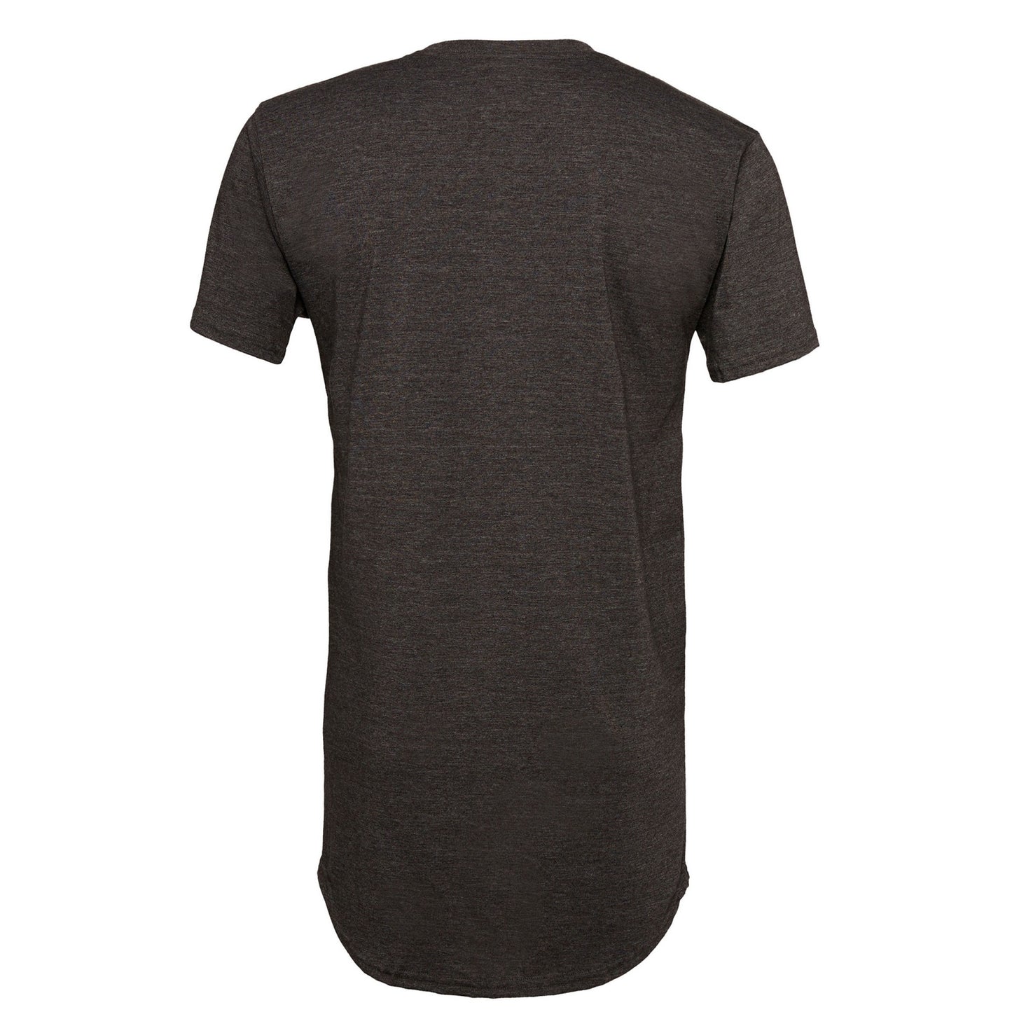 Dark Grey Heather - Back - Bella + Canvas Mens Long Body Urban Tee
