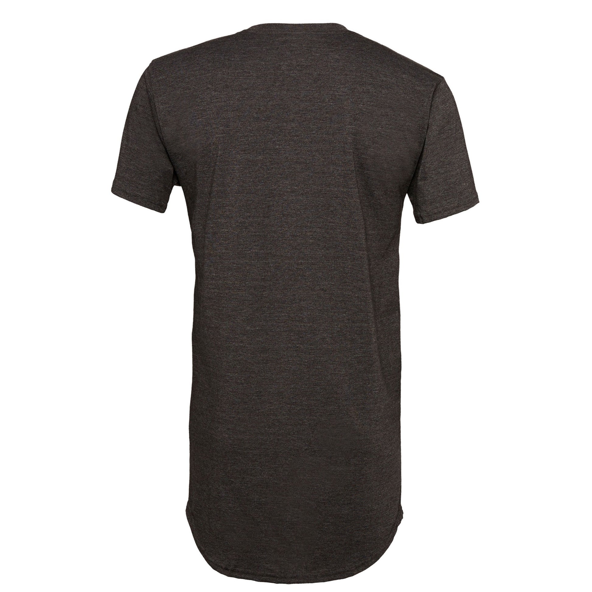 Dark Grey Heather - Back - Bella + Canvas Mens Long Body Urban Tee