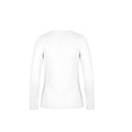 White - Back - B&C Womens-Ladies #E190 LSL Top