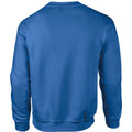 Royal - Back - Gildan DryBlend Adult Set-In Crew Neck Sweatshirt (13 Colours)