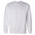 White - Front - Gildan DryBlend Adult Set-In Crew Neck Sweatshirt (13 Colours)