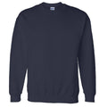 Navy - Front - Gildan DryBlend Adult Set-In Crew Neck Sweatshirt (13 Colours)