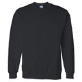 Black - Front - Gildan DryBlend Adult Set-In Crew Neck Sweatshirt (13 Colours)