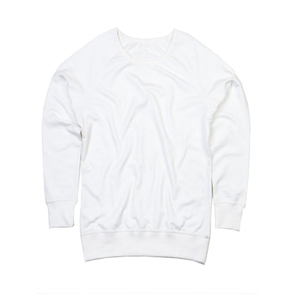 White - Front - Mantis Womens-Ladies Favourite Sweatshirt
