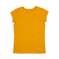 Mustard - Front - Mantis Womens-Ladies Roll Sleeve Tee