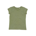 Soft Olive - Front - Mantis Womens-Ladies Roll Sleeve Tee