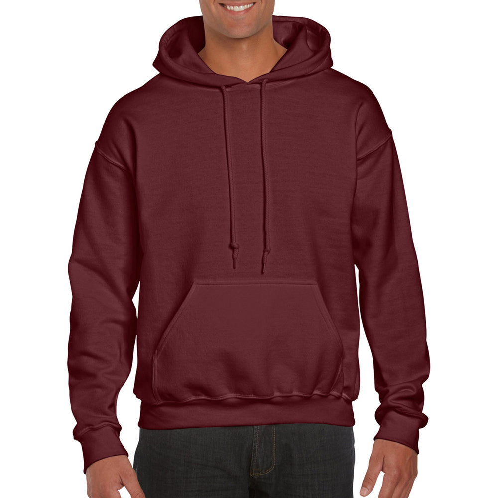 Maroon - Lifestyle - Gildan Heavyweight DryBlend Adult Unisex Hooded Sweatshirt Top - Hoodie (13 Colours)