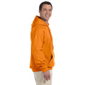 Safety Orange - Side - Gildan Heavyweight DryBlend Adult Unisex Hooded Sweatshirt Top - Hoodie (13 Colours)