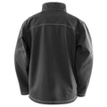 Black - Back - Result Mens Work-Guard Softshell Jacket