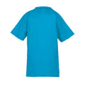 Ocean Blue - Back - Spiro Impact Childrens-Kids Junior Performance Aircool T-Shirt