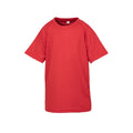 Red - Front - Spiro Impact Childrens-Kids Junior Performance Aircool T-Shirt