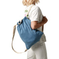 Denim Blue - Front - Bagbase Denim Gymsac