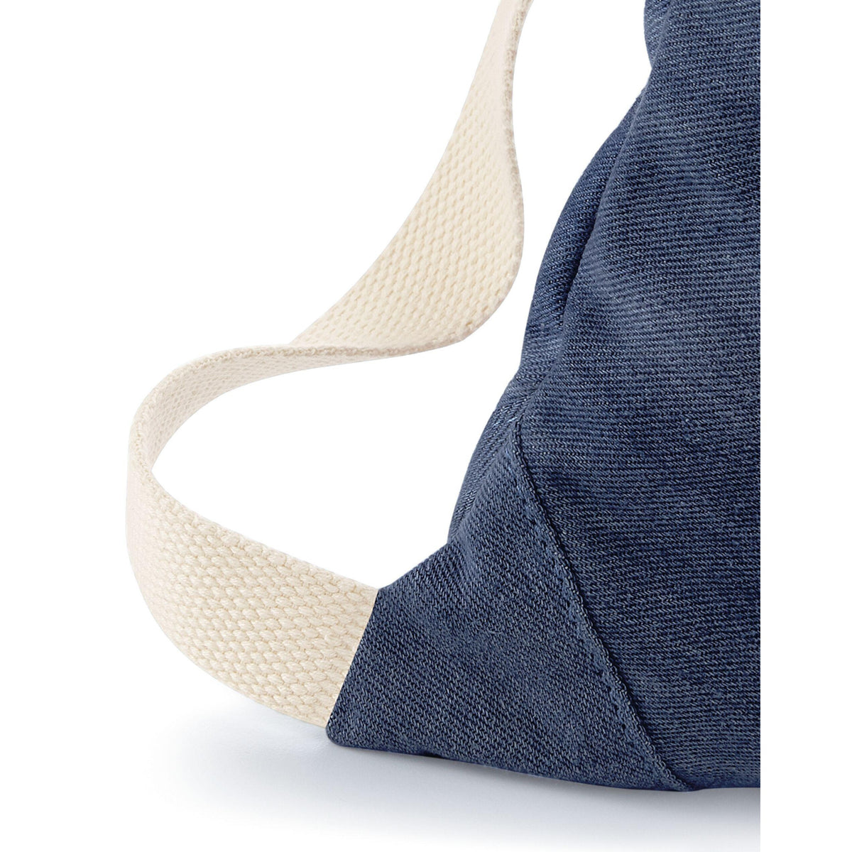 Denim Blue - Back - Bagbase Denim Gymsac