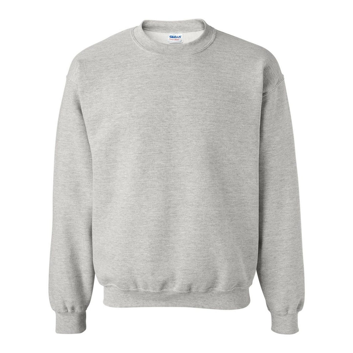 Ash - Front - Gildan Heavy Blend Unisex Adult Crewneck Sweatshirt