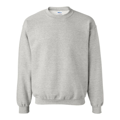 Ash - Front - Gildan Heavy Blend Unisex Adult Crewneck Sweatshirt