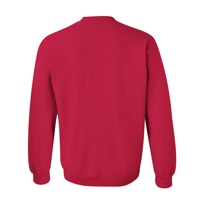 Cherry Red - Back - Gildan Heavy Blend Unisex Adult Crewneck Sweatshirt