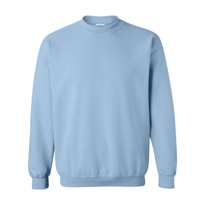 Orange - Side - Gildan Heavy Blend Unisex Adult Crewneck Sweatshirt