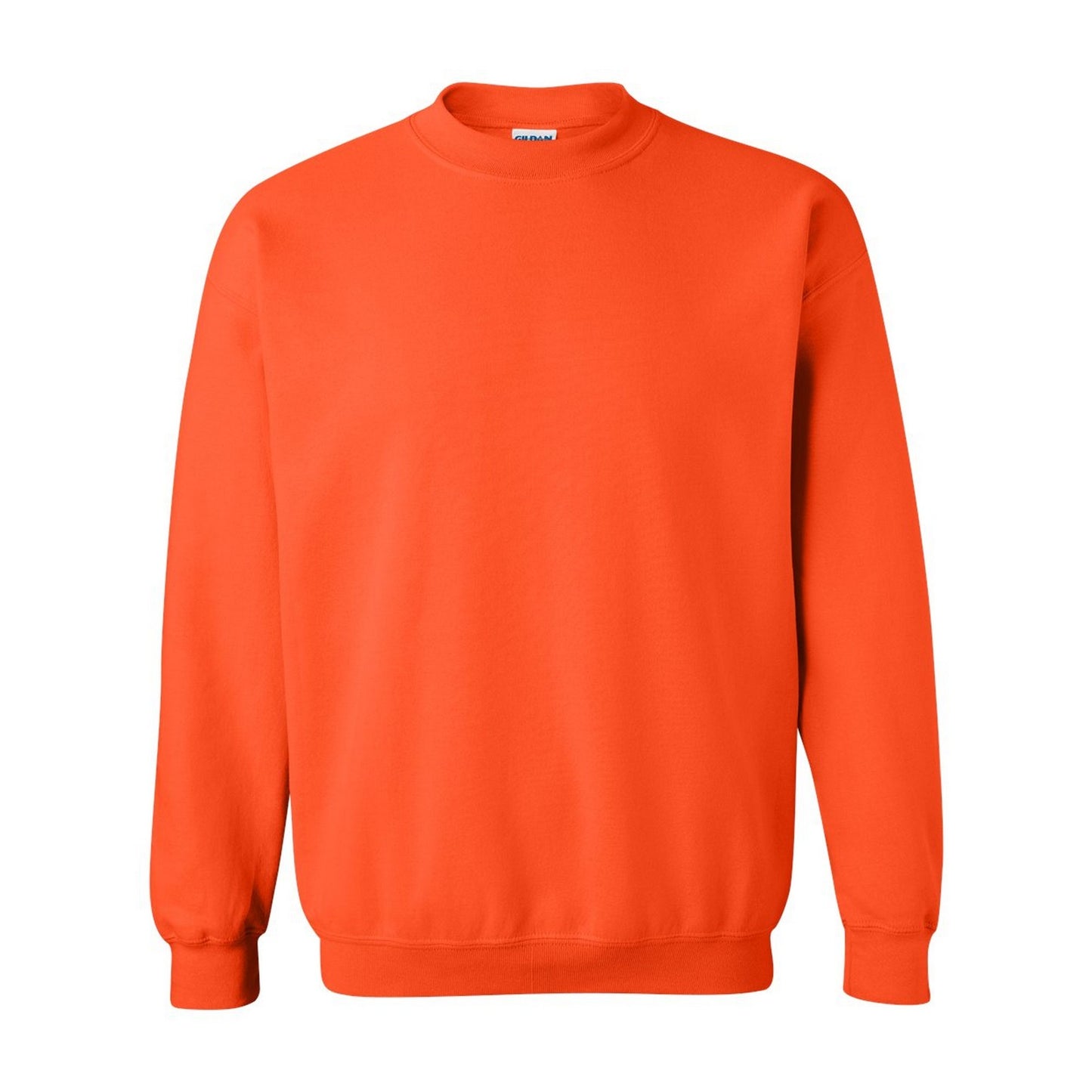 Orange - Front - Gildan Heavy Blend Unisex Adult Crewneck Sweatshirt