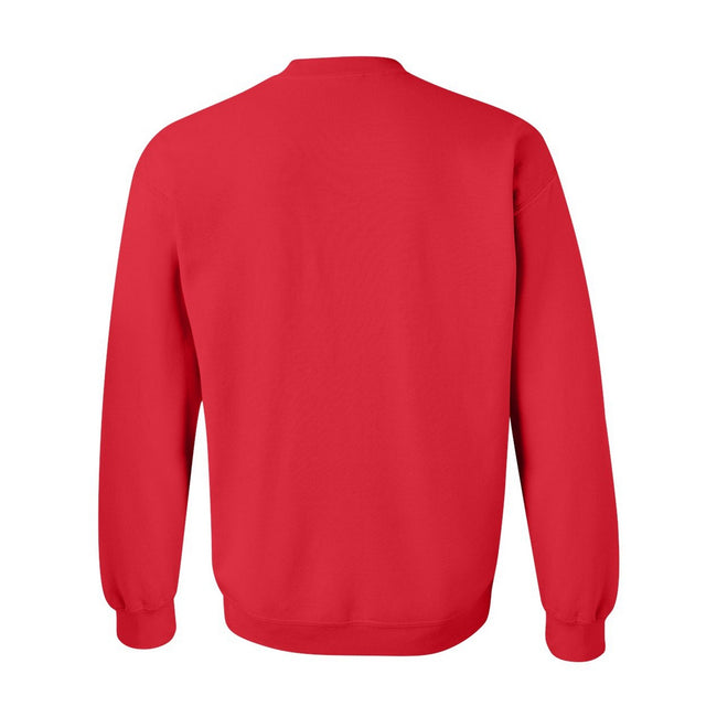 Red - Back - Gildan Heavy Blend Unisex Adult Crewneck Sweatshirt