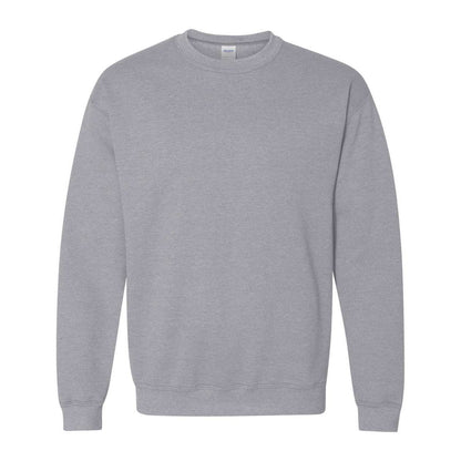 Sport Grey - Front - Gildan Heavy Blend Unisex Adult Crewneck Sweatshirt