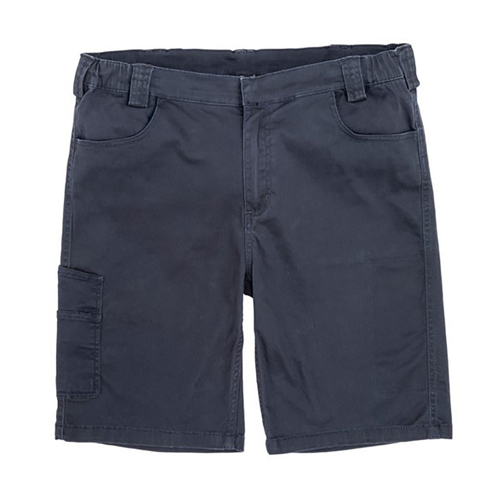 Navy Blue - Front - Result Mens Workguard Slim Chino Shorts