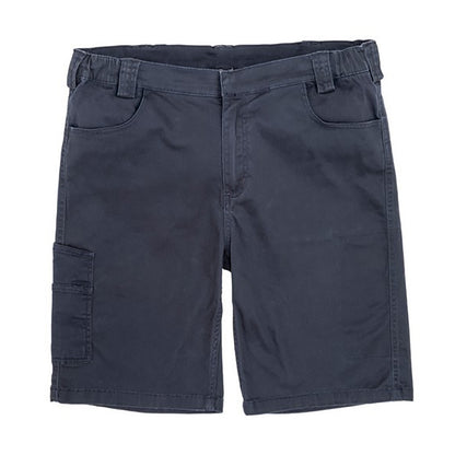 Navy Blue - Front - Result Mens Workguard Slim Chino Shorts