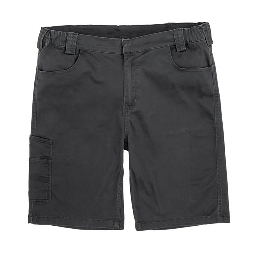 Black - Front - Result Mens Workguard Slim Chino Shorts