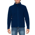 Navy Blue - Back - Gildan Adults Unisex Hammer Micro-Fleece Jacket