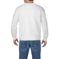 White - Back - Gildan Hammer Adults Unisex Crew Sweatshirt