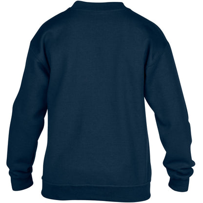 Navy - Back - Gildan Childrens Unisex Heavy Blend Crewneck Sweatshirt