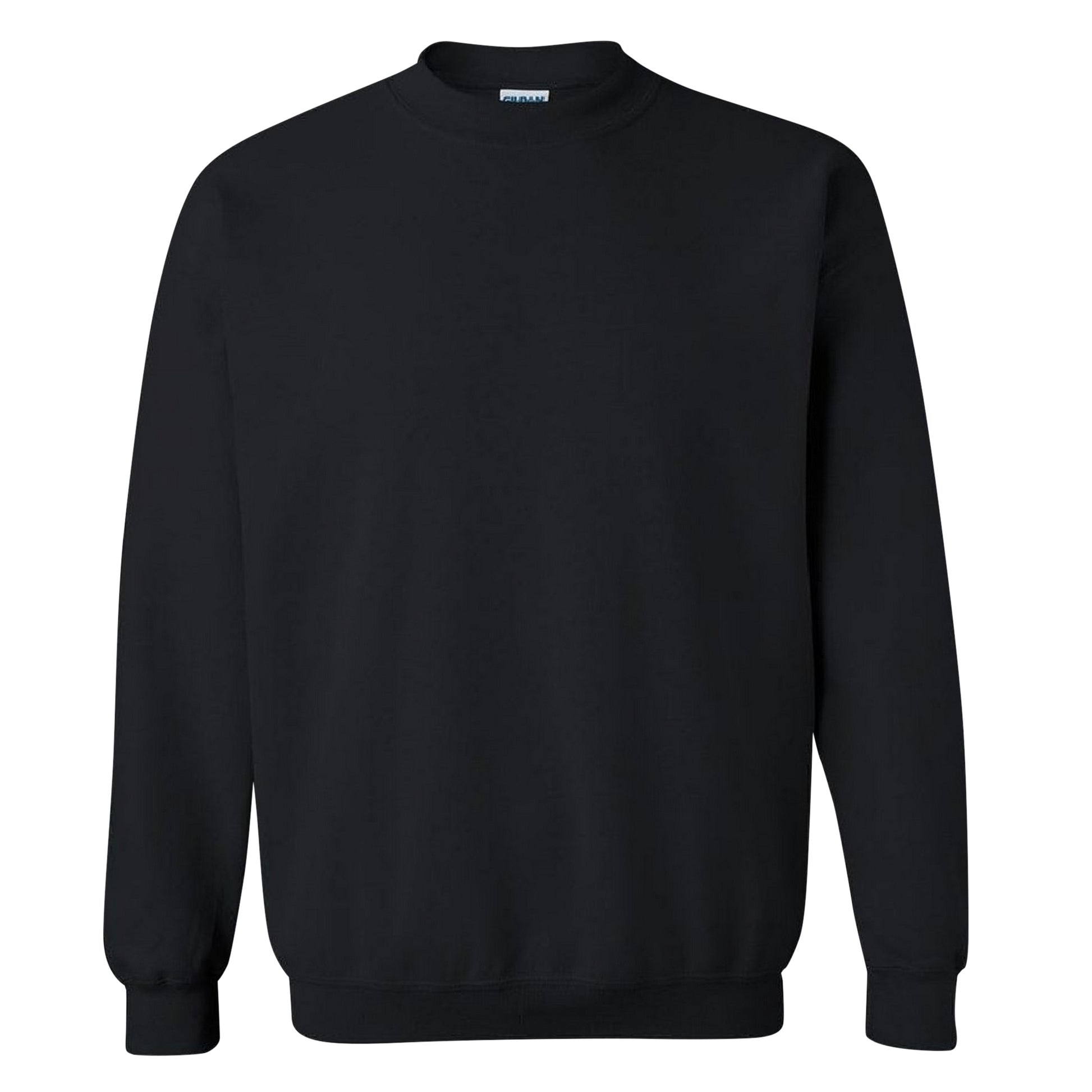 Black - Side - Gildan Childrens Unisex Heavy Blend Crewneck Sweatshirt