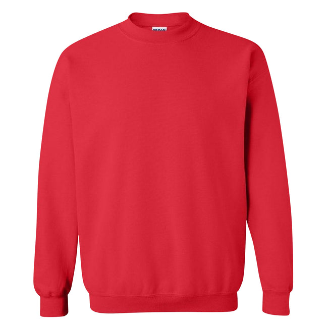 Red - Side - Gildan Childrens Unisex Heavy Blend Crewneck Sweatshirt