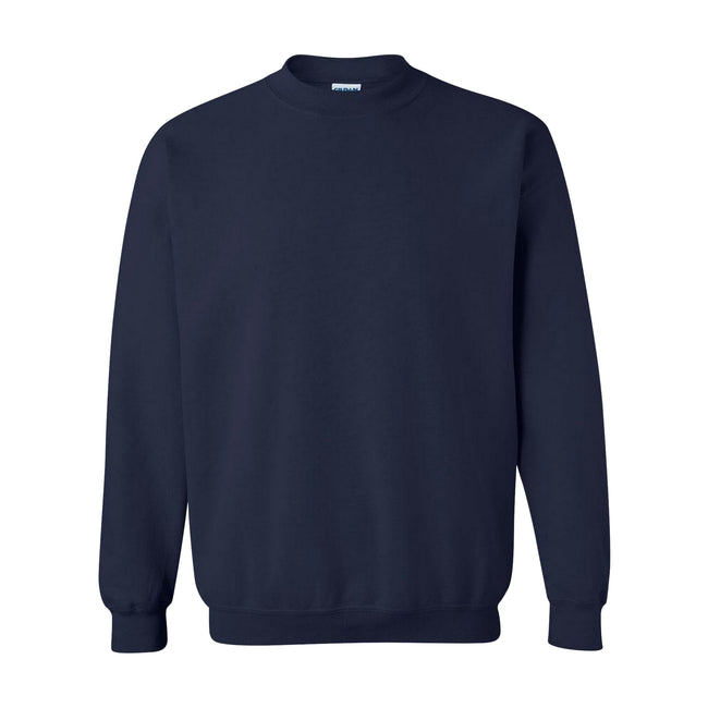 Navy - Side - Gildan Childrens Unisex Heavy Blend Crewneck Sweatshirt