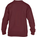 Maroon - Back - Gildan Childrens Unisex Heavy Blend Crewneck Sweatshirt