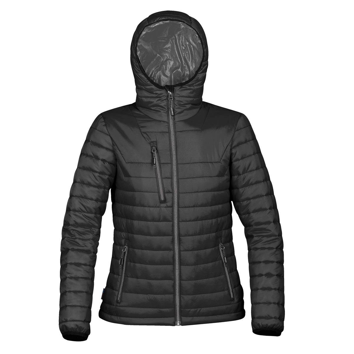 Black-Charcoal - Front - Stormtech Womens-Ladies Gravity Thermal Jacket