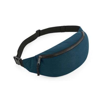 Petrol - Front - Bagbase Adults Unisex Recycled Waistpack