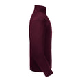 Burgundy - Back - Russell Mens Authentic Quarter Zip Sweatshirt