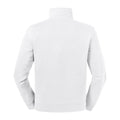 White - Back - Russell Mens Authentic Quarter Zip Sweatshirt