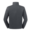 Convoy Grey - Back - Russell Mens Authentic Quarter Zip Sweatshirt