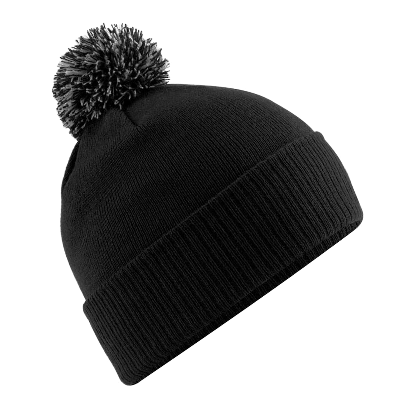 Black-Graphite - Back - Beechfield Adults Unisex Snowstar Beanie