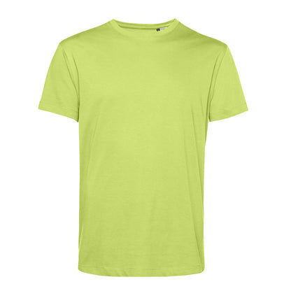 Lime - Front - B&C Mens Organic E150 T-Shirt