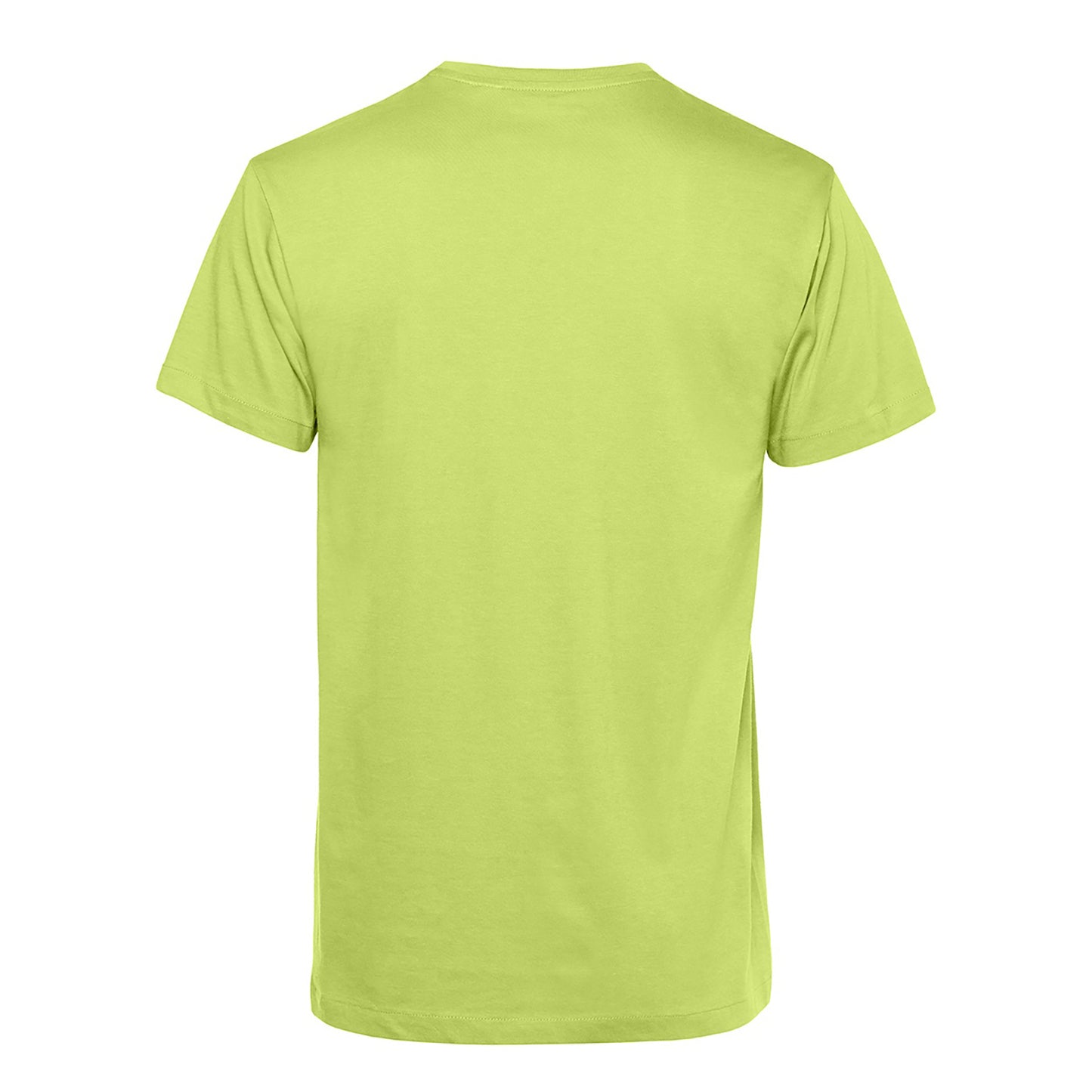 Lime - Back - B&C Mens Organic E150 T-Shirt