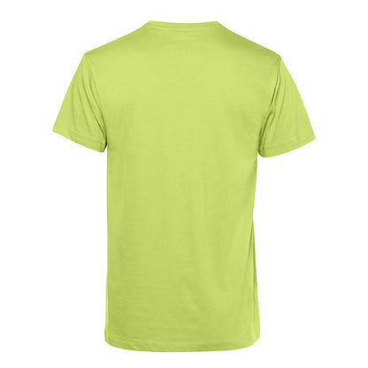 Lime - Back - B&C Mens Organic E150 T-Shirt