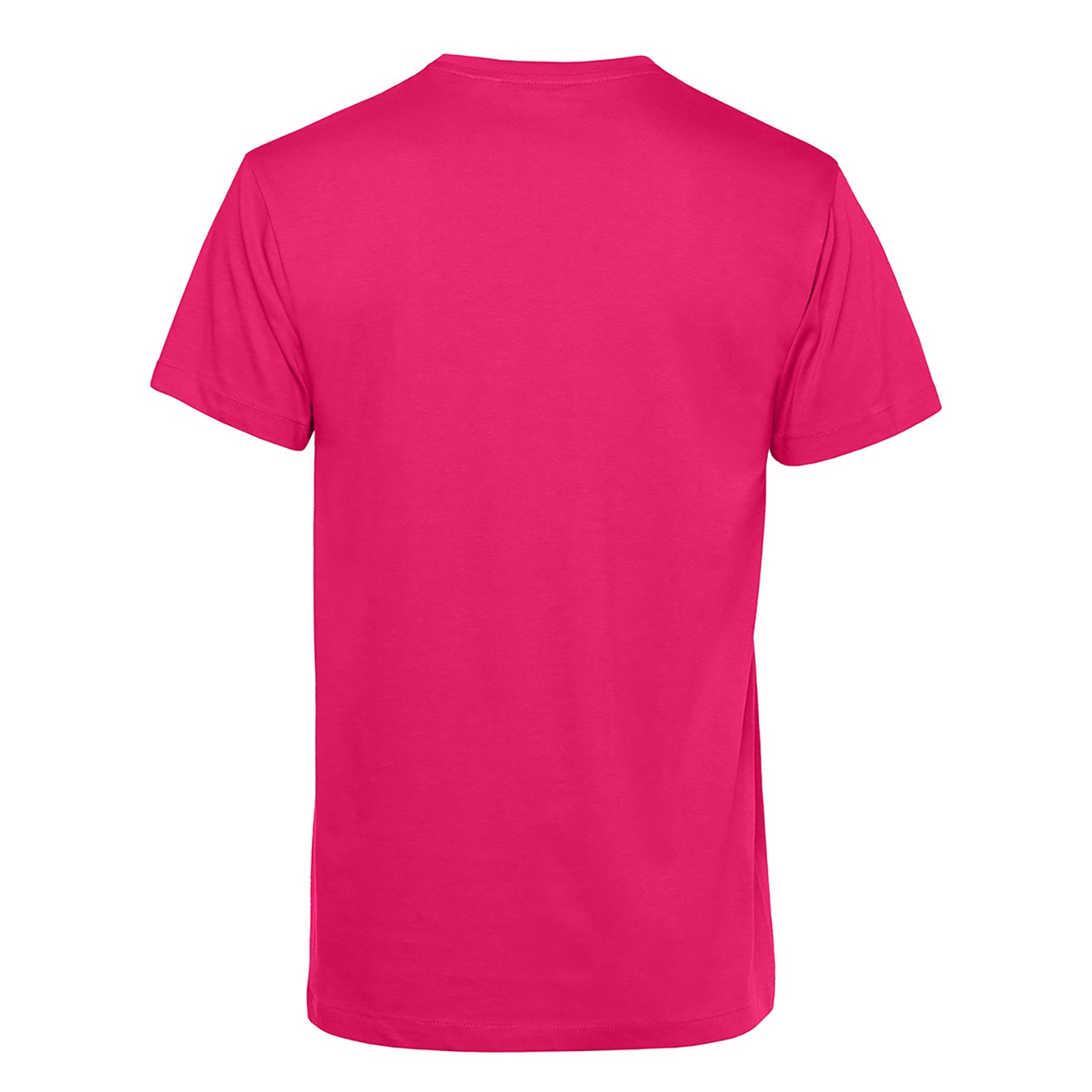 Magenta Pink - Back - B&C Mens Organic E150 T-Shirt